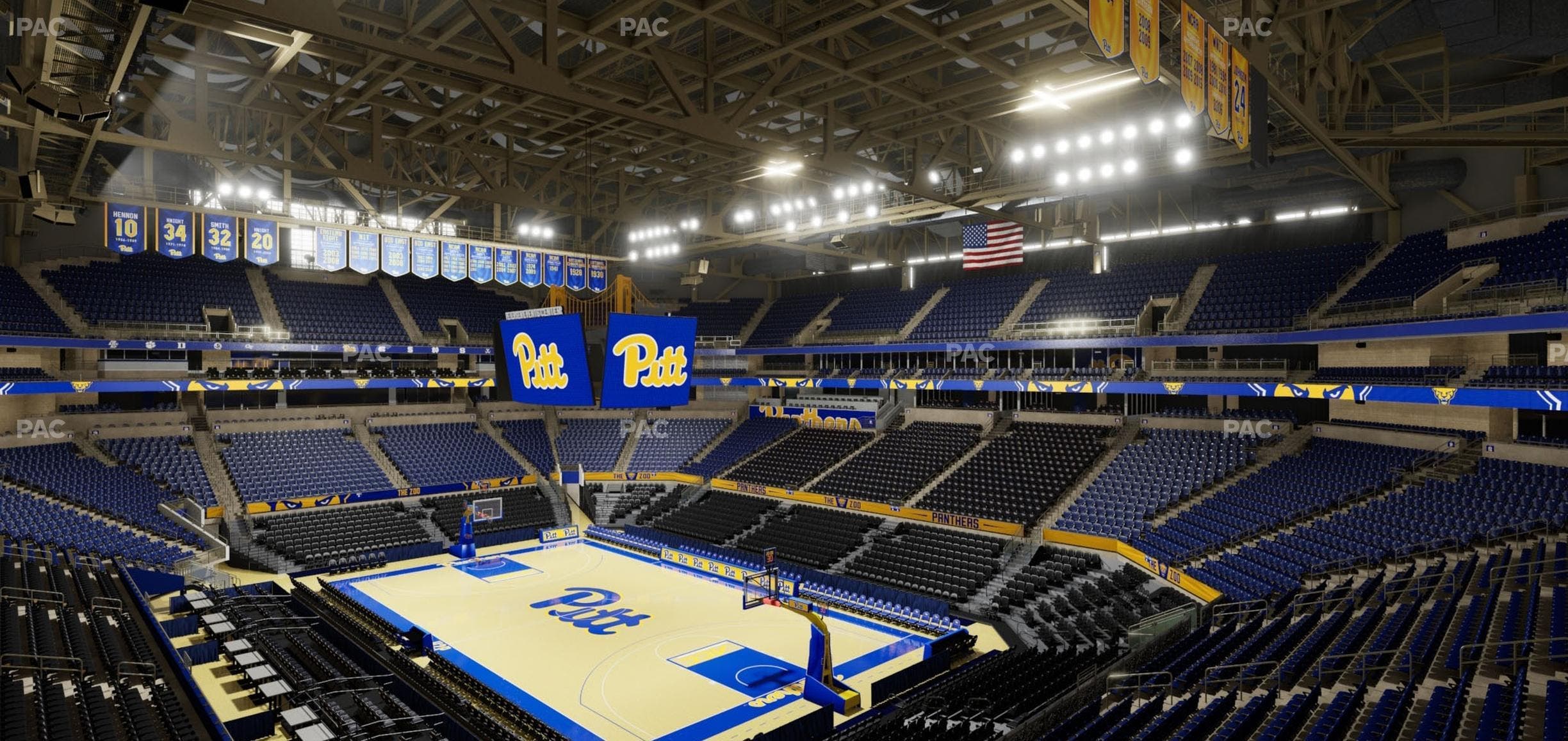 Petersen Events Center - Section Baseline Club 217 Seat View