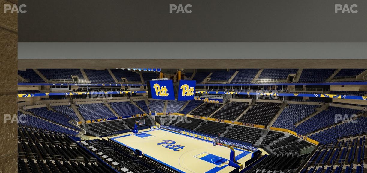 Petersen Events Center - Section Baseline Club 218 Seat View