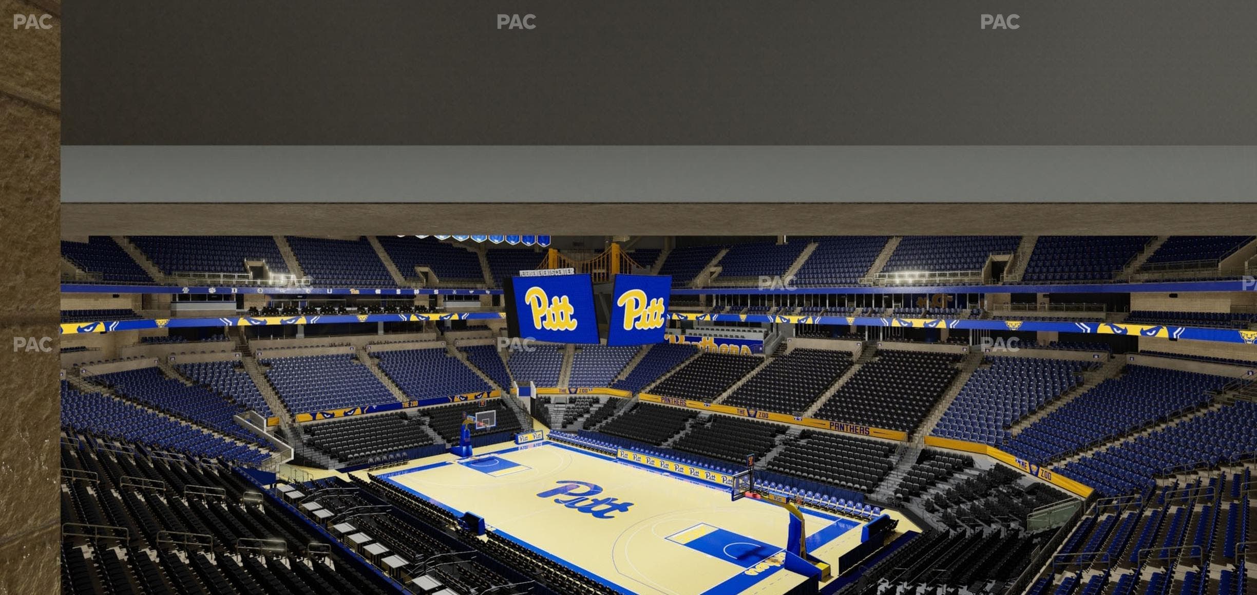 Petersen Events Center - Section Baseline Club 218 Seat View
