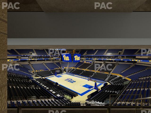 Petersen Events Center - Section Baseline Club 218 Seat View Petersen Events Center - Section Baseline Club 218 Seat View
