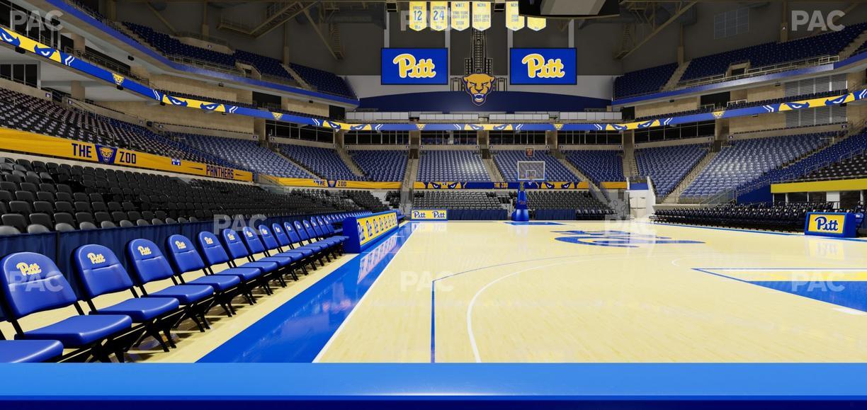 Petersen Events Center - Section Baseline Tables Vipez 4 Seat View