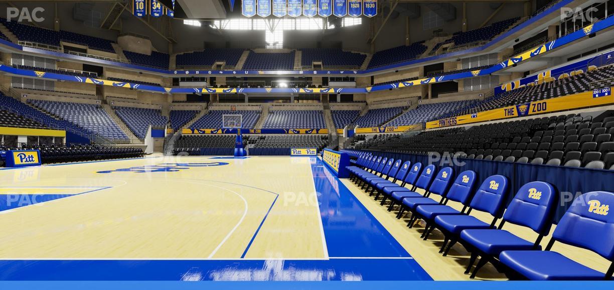 Petersen Events Center - Section Baseline Tables Vipez Seat View