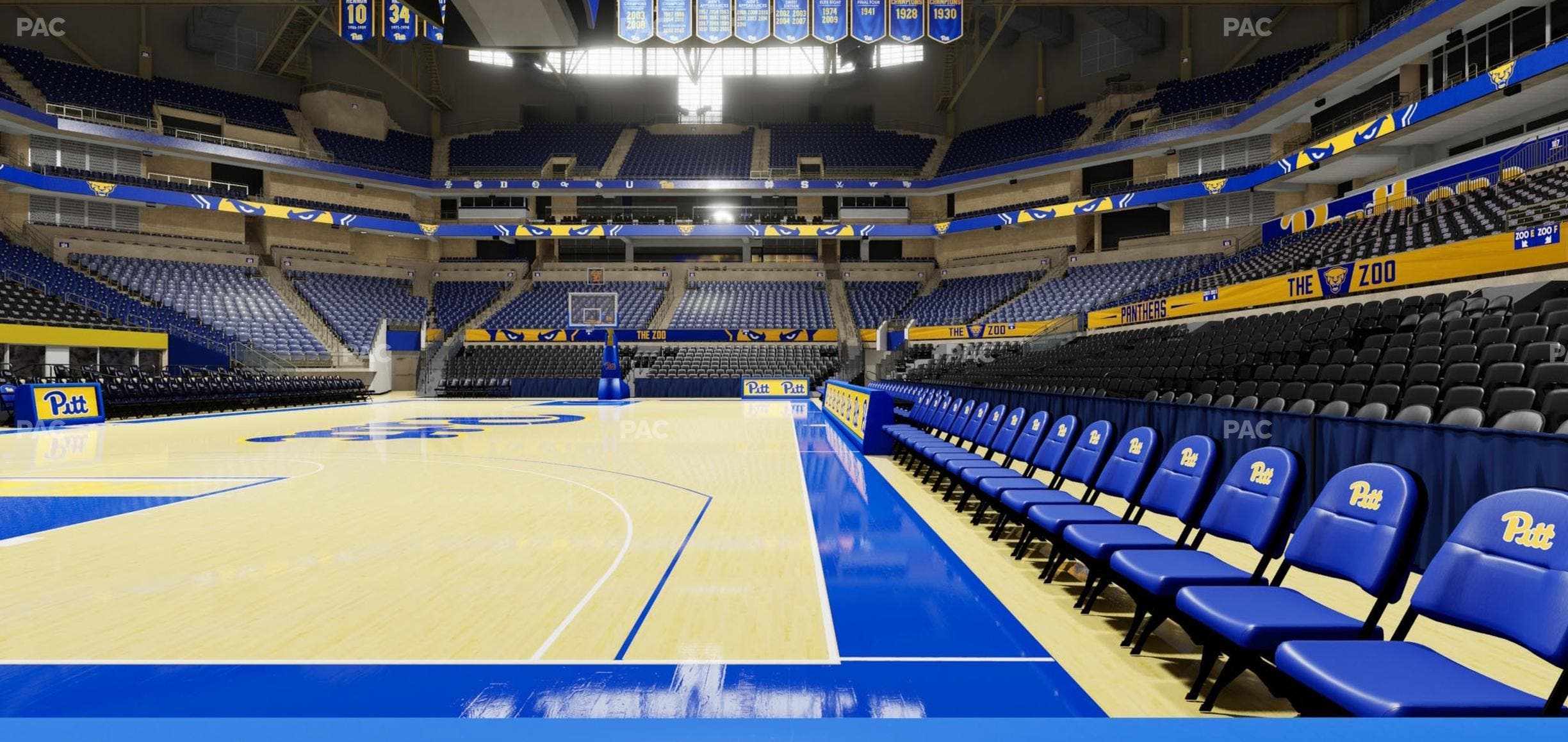 Petersen Events Center - Section Baseline Tables Vipez Seat View