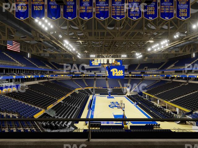 Petersen Events Center - Section Center Club 102 Seat View Petersen Events Center - Section Center Club 102 Seat View