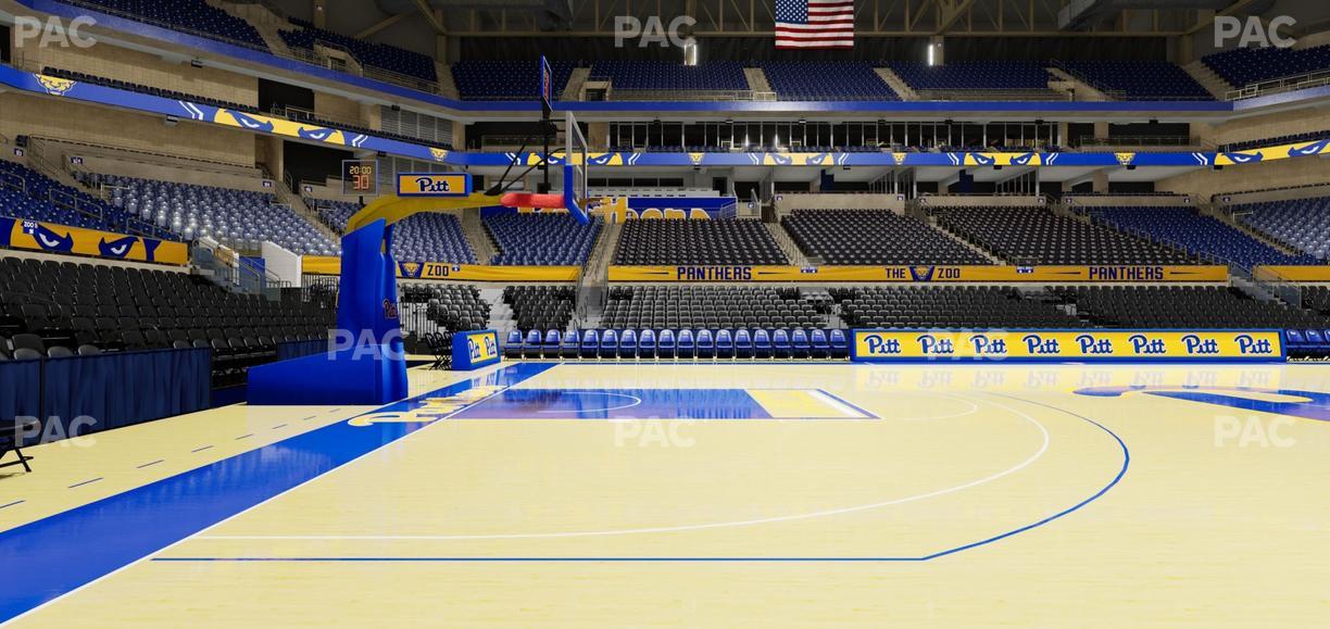 Petersen Events Center - Section Courtside Vip 2 Seat View
