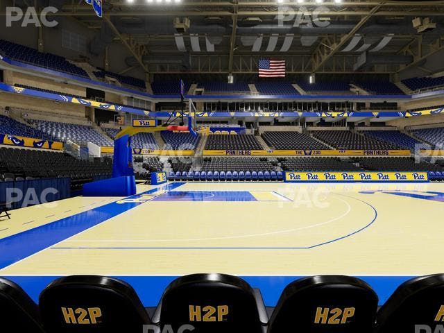 Petersen Events Center - Section Courtside Vip 2 Seat View