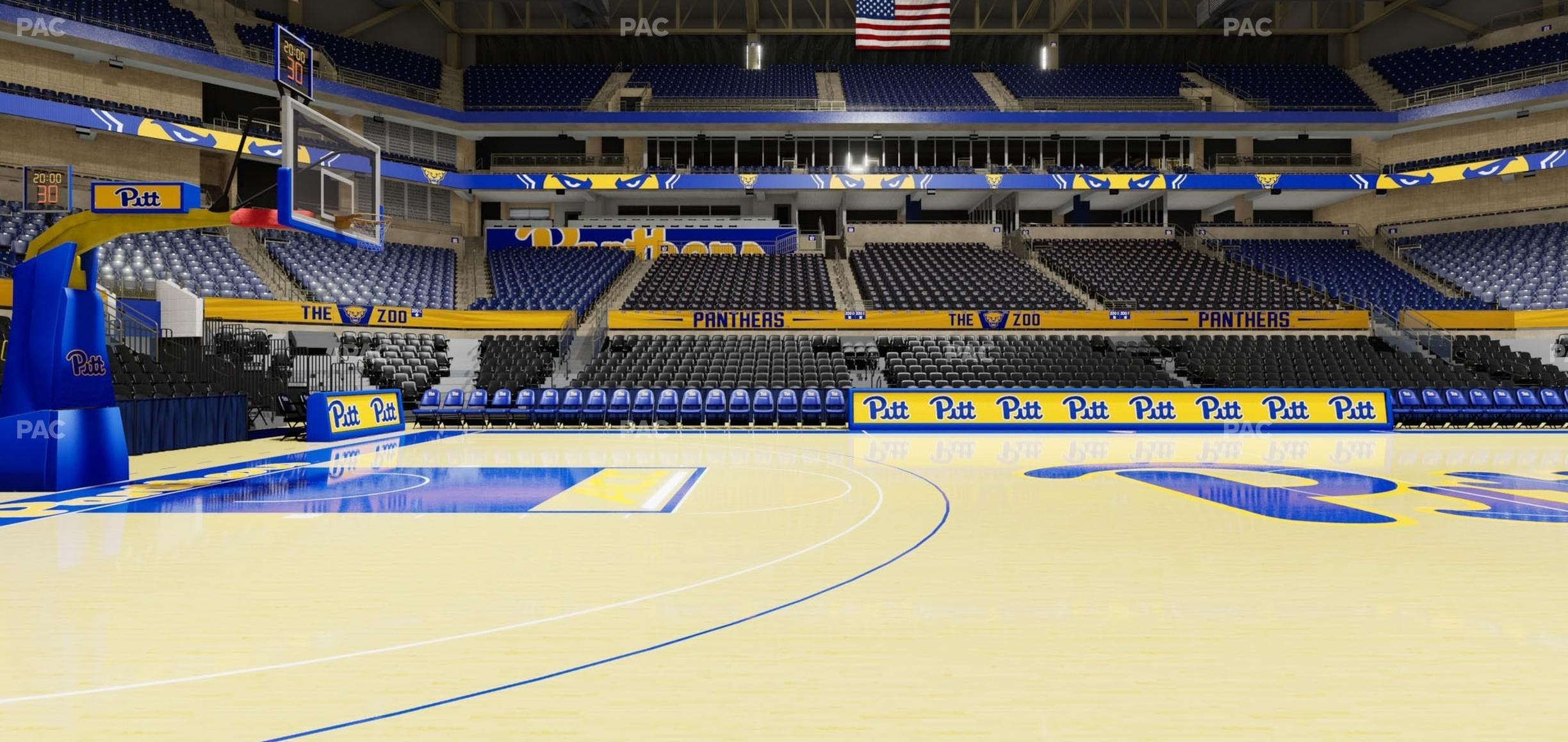 Petersen Events Center - Section Courtside Vip Seat View