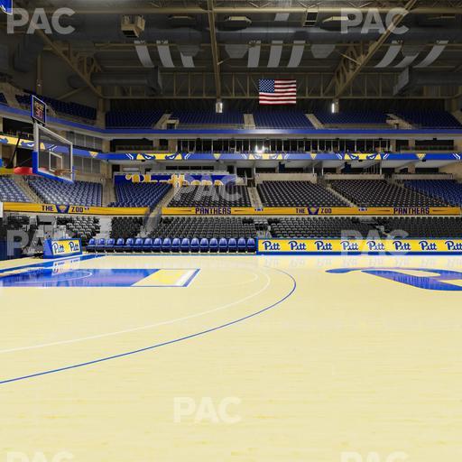 Petersen Events Center - Section Courtside Vip Seat View