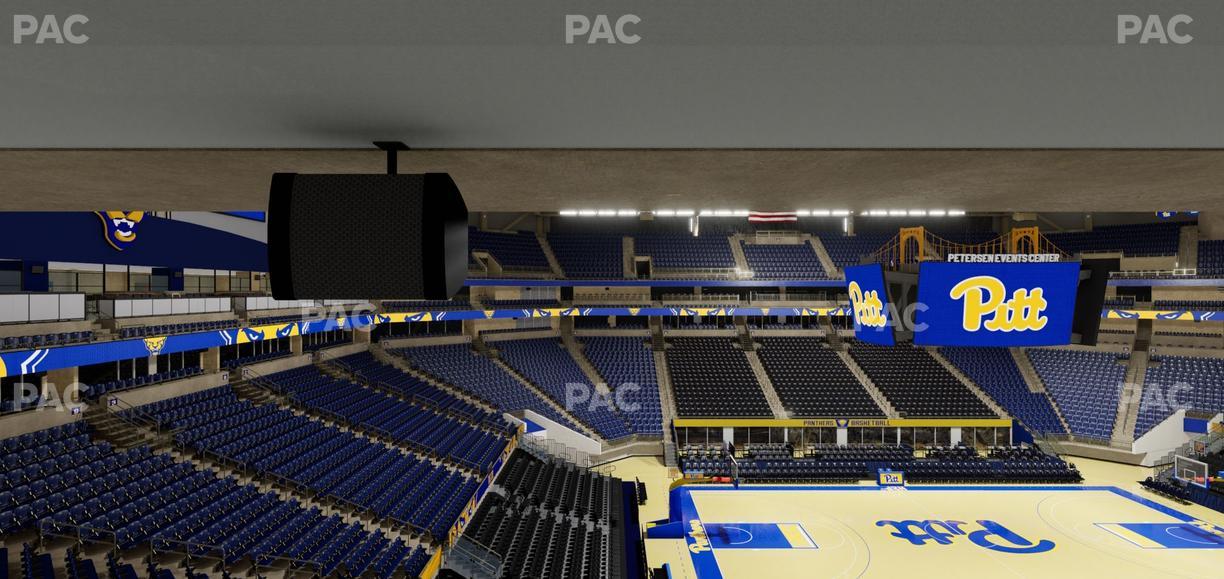 Petersen Events Center - Section Loge 210 Seat View