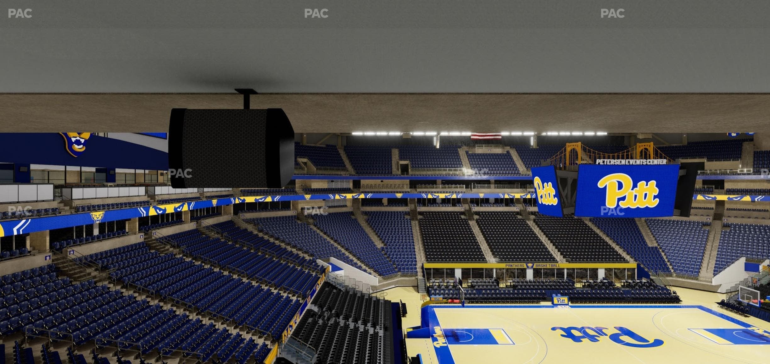 Petersen Events Center - Section Loge 210 Seat View