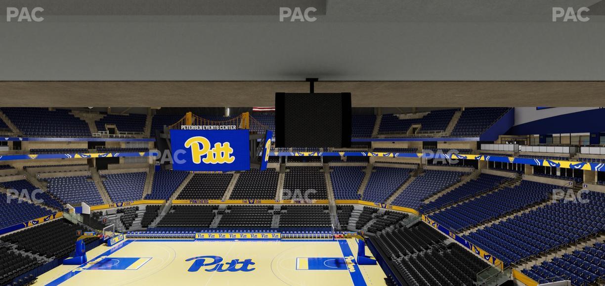Petersen Events Center - Section Loge 220 Seat View