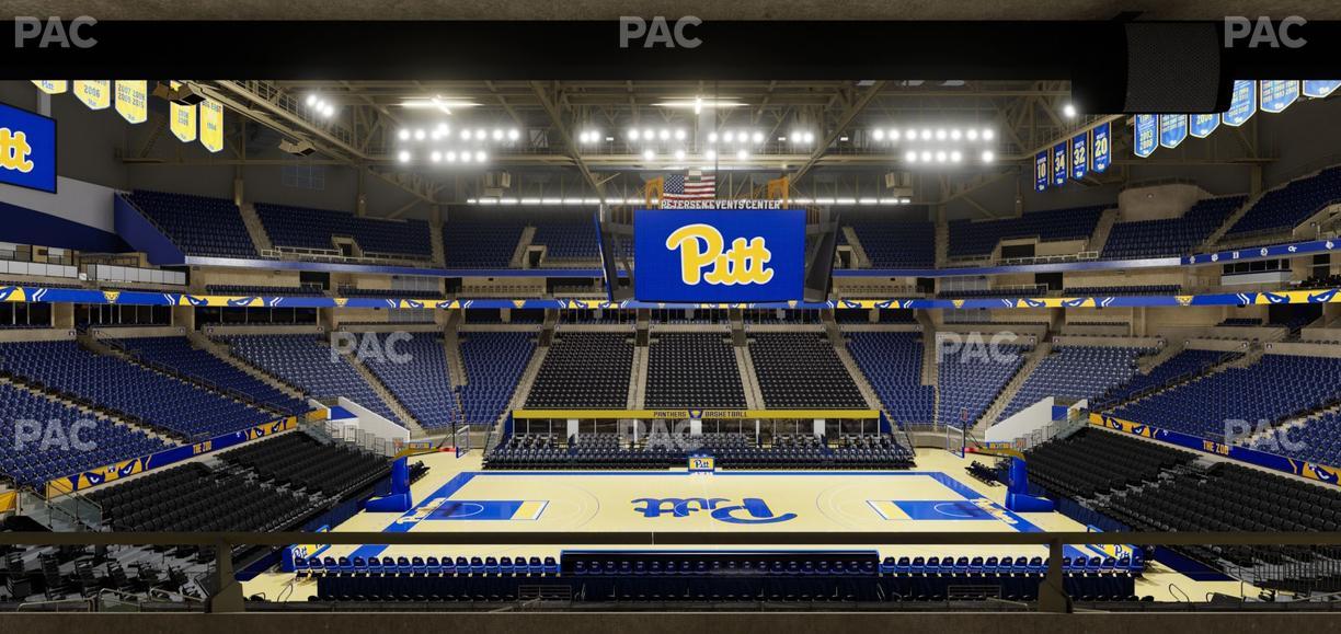 Petersen Events Center - Section Platinum Club 108 Seat View