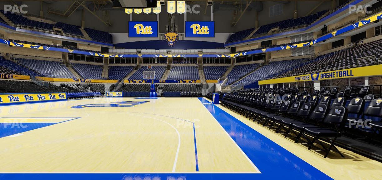 Petersen Events Center - Section Vip Courtside Home Seat View