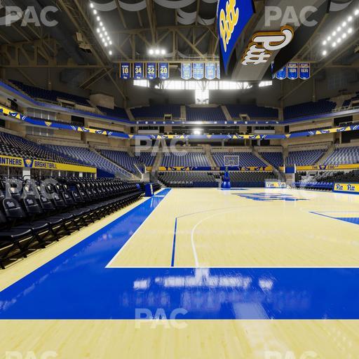 Petersen Events Center - Section Vip Courtside Visitors Seat View