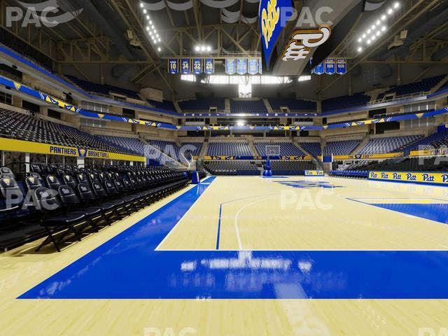 Petersen Events Center - Section Vip Courtside Visitors Seat View