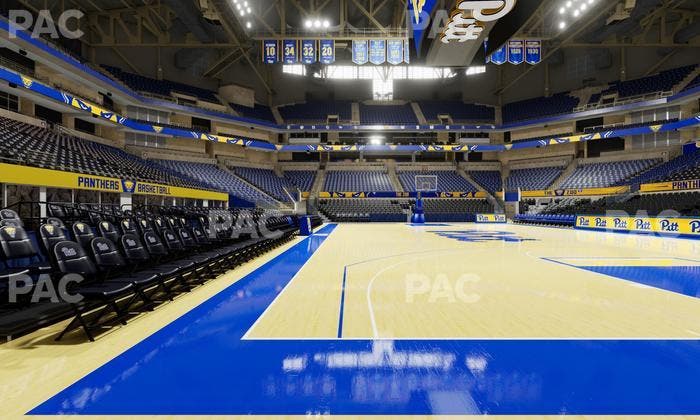 Petersen Events Center - Section Vip Courtside Visitors Seat View