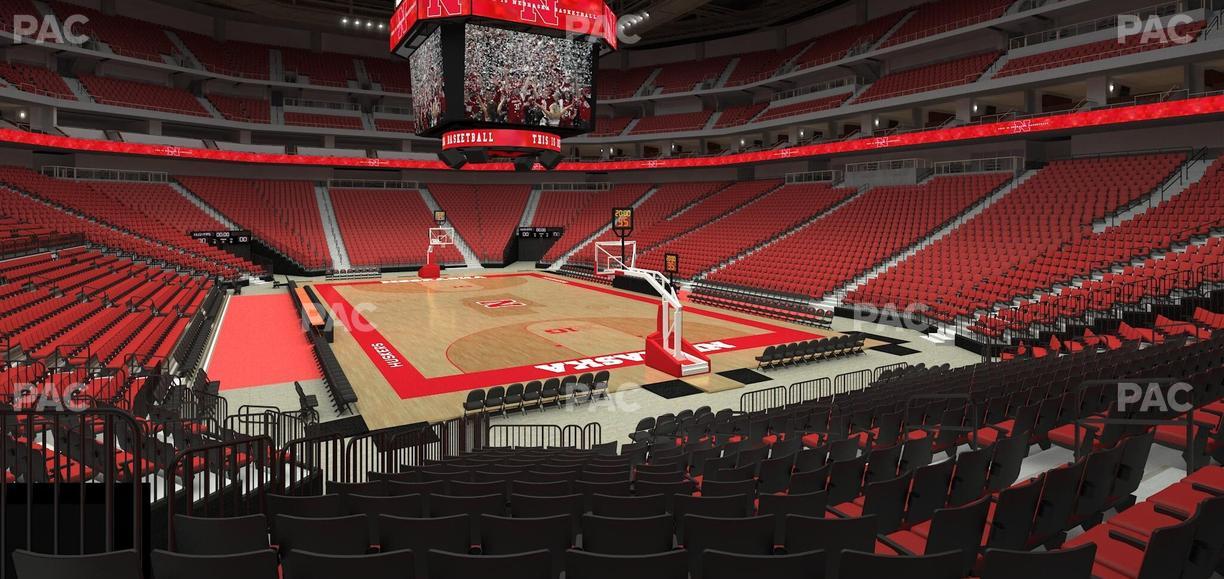 Pinnacle Bank Arena - Section 102 Seat View