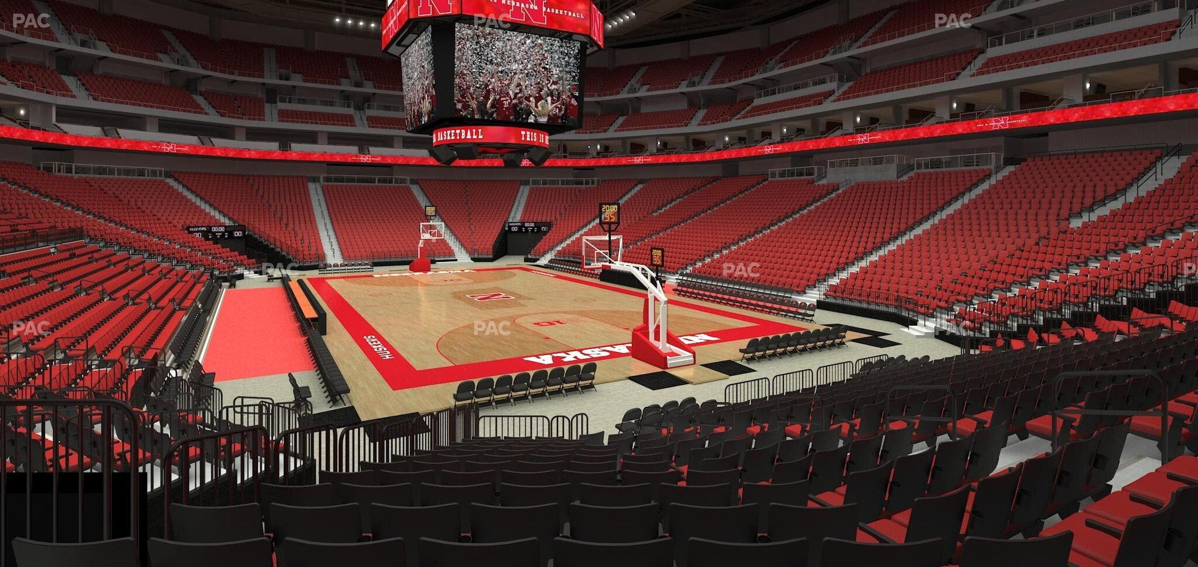 Pinnacle Bank Arena - Section 102 Seat View