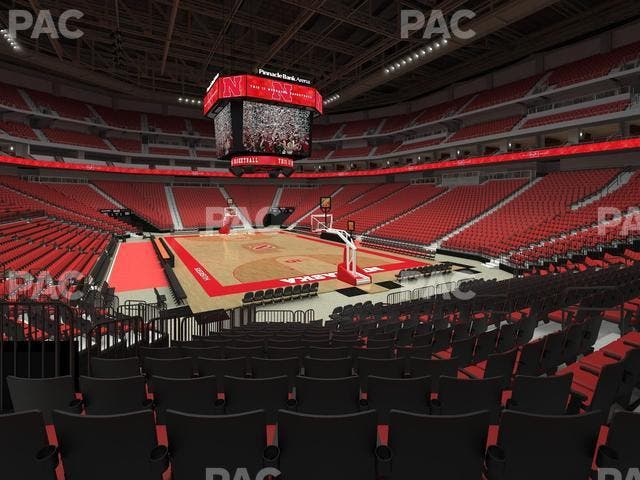 Pinnacle Bank Arena - Section 102 Seat View