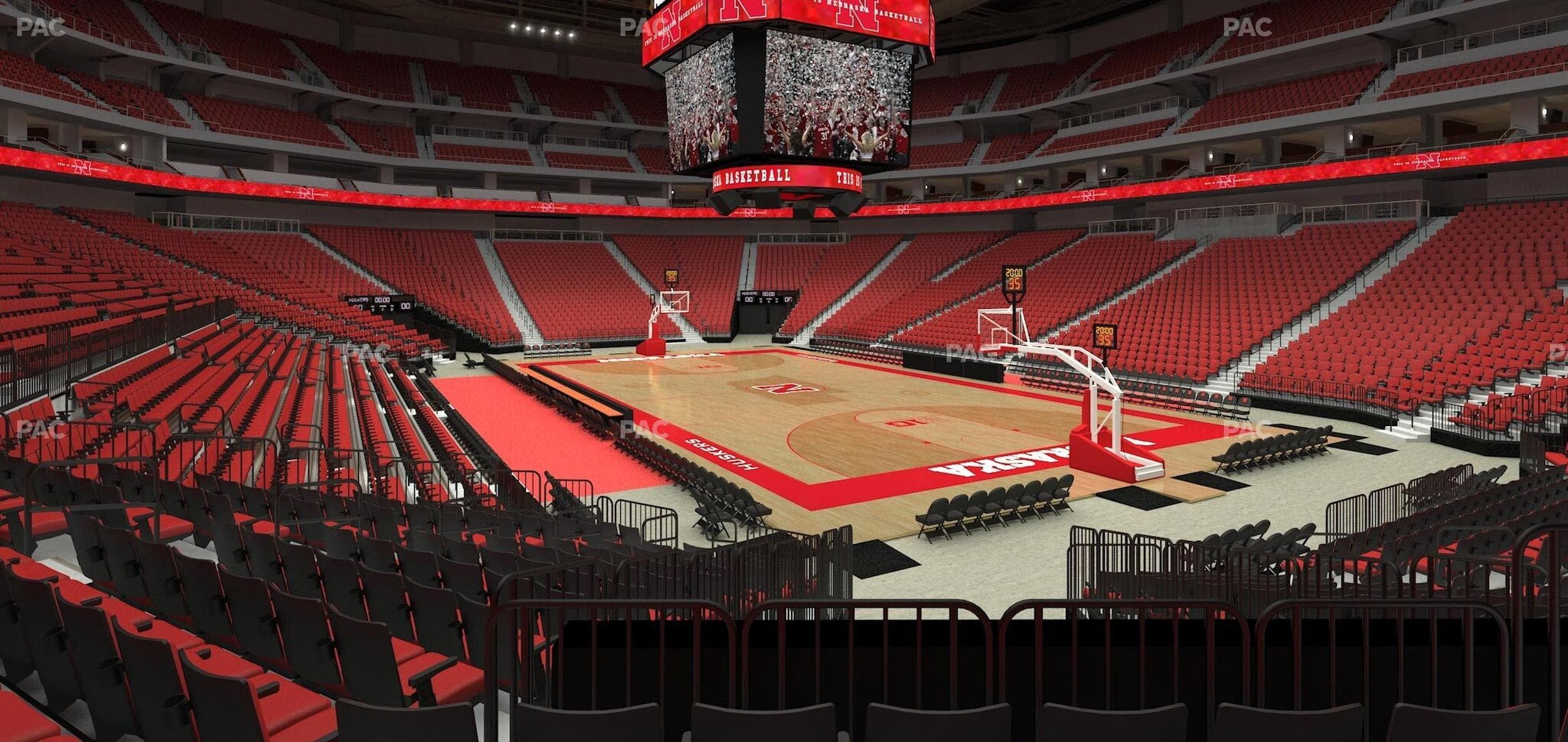 Pinnacle Bank Arena - Section 103 Seat View
