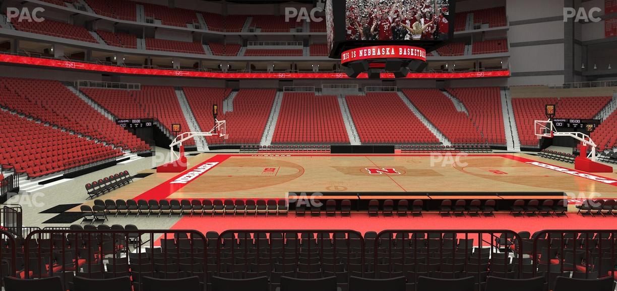 Pinnacle Bank Arena - Section 107 Seat View