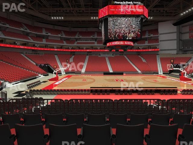 Pinnacle Bank Arena - Section 107 Seat View