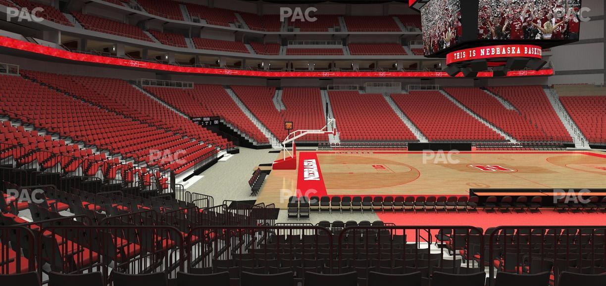 Pinnacle Bank Arena - Section 108 Seat View