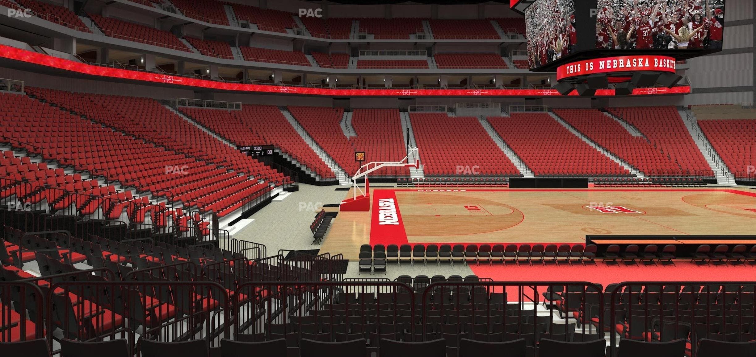 Pinnacle Bank Arena - Section 108 Seat View