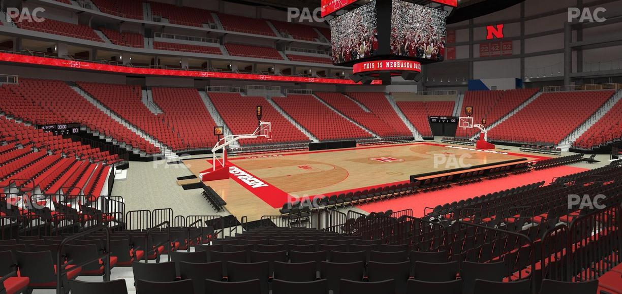 Pinnacle Bank Arena - Section 109 Seat View