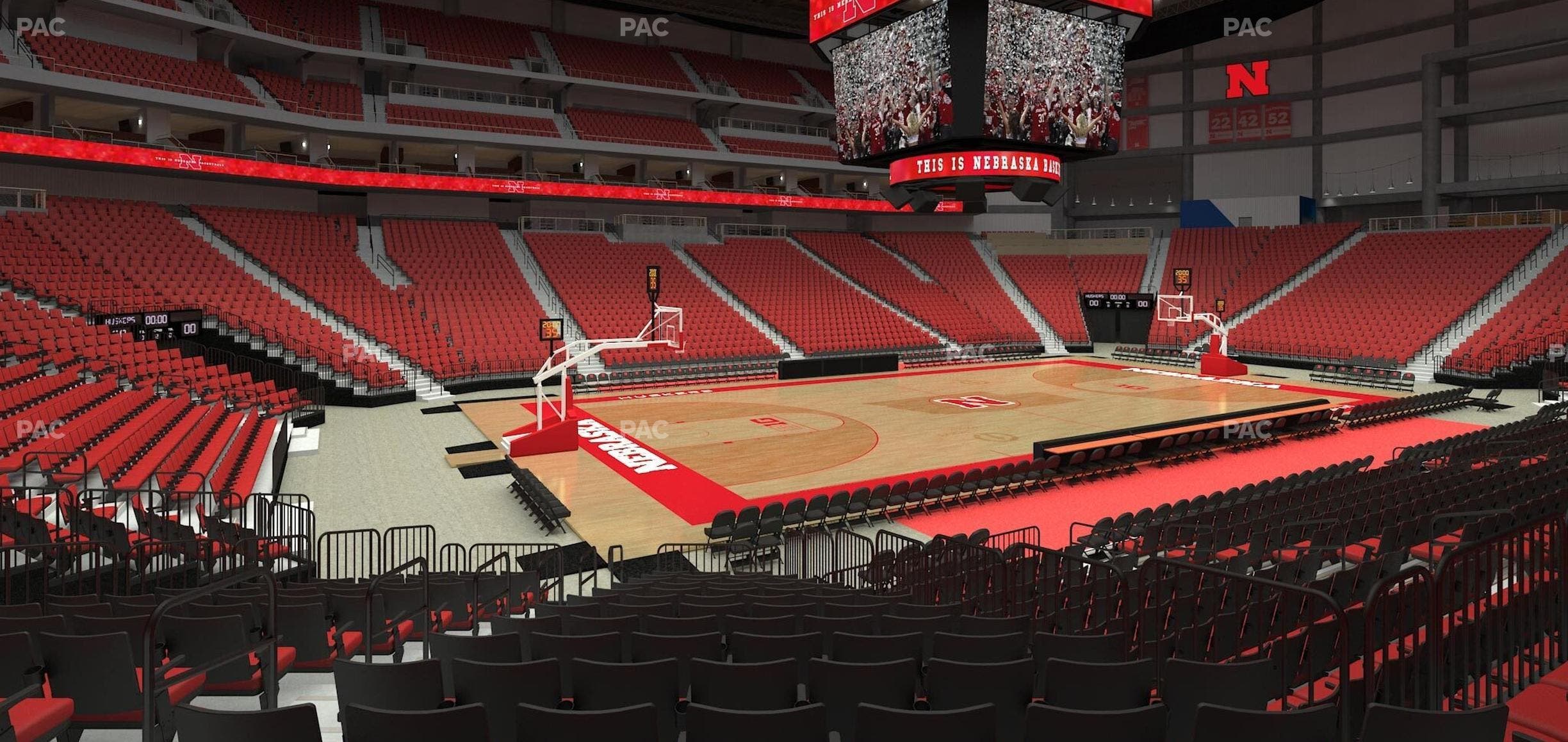 Pinnacle Bank Arena - Section 109 Seat View
