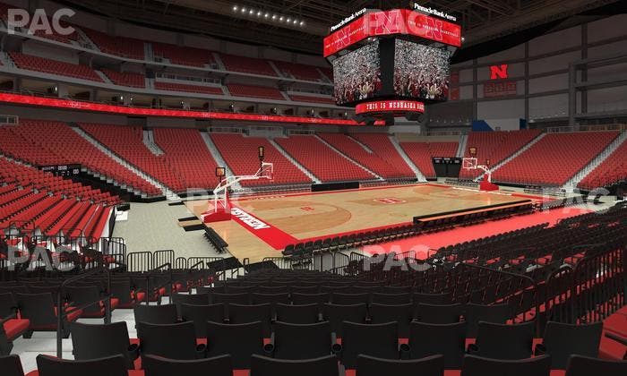 Pinnacle Bank Arena - Section 109 Seat View