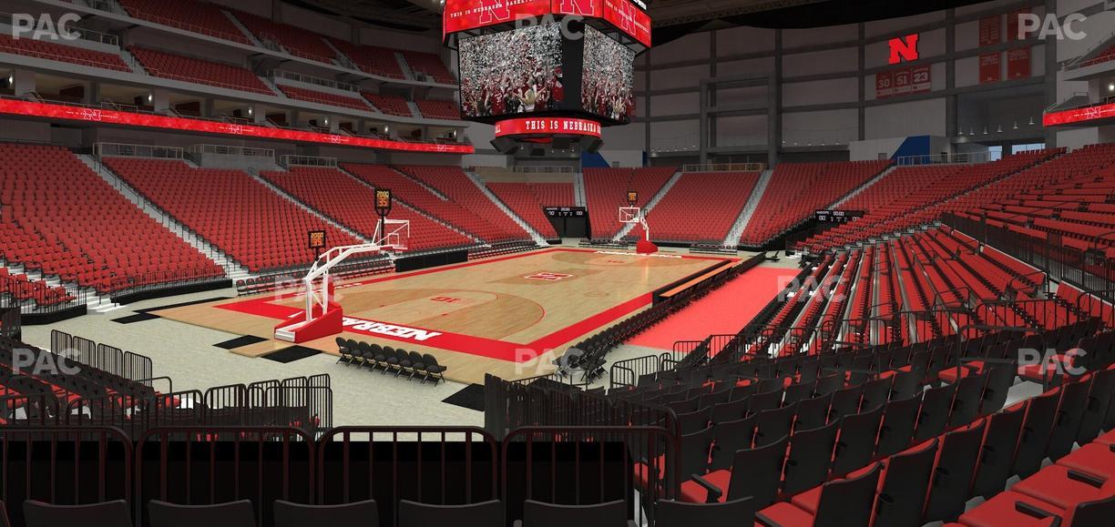 Pinnacle Bank Arena - Section 110 Seat View
