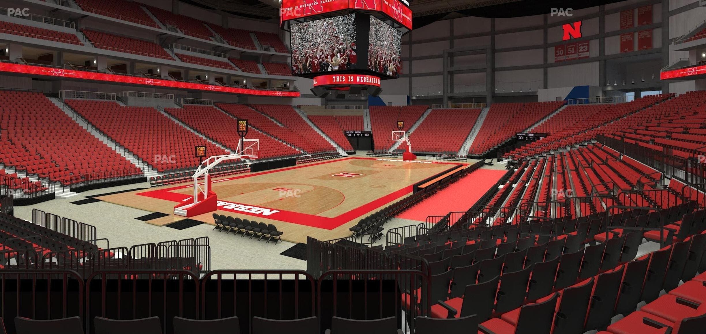 Pinnacle Bank Arena - Section 110 Seat View