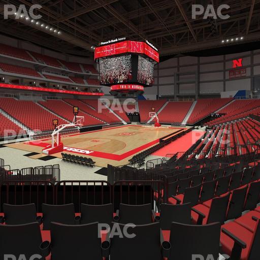 Pinnacle Bank Arena - Section 110 Seat View