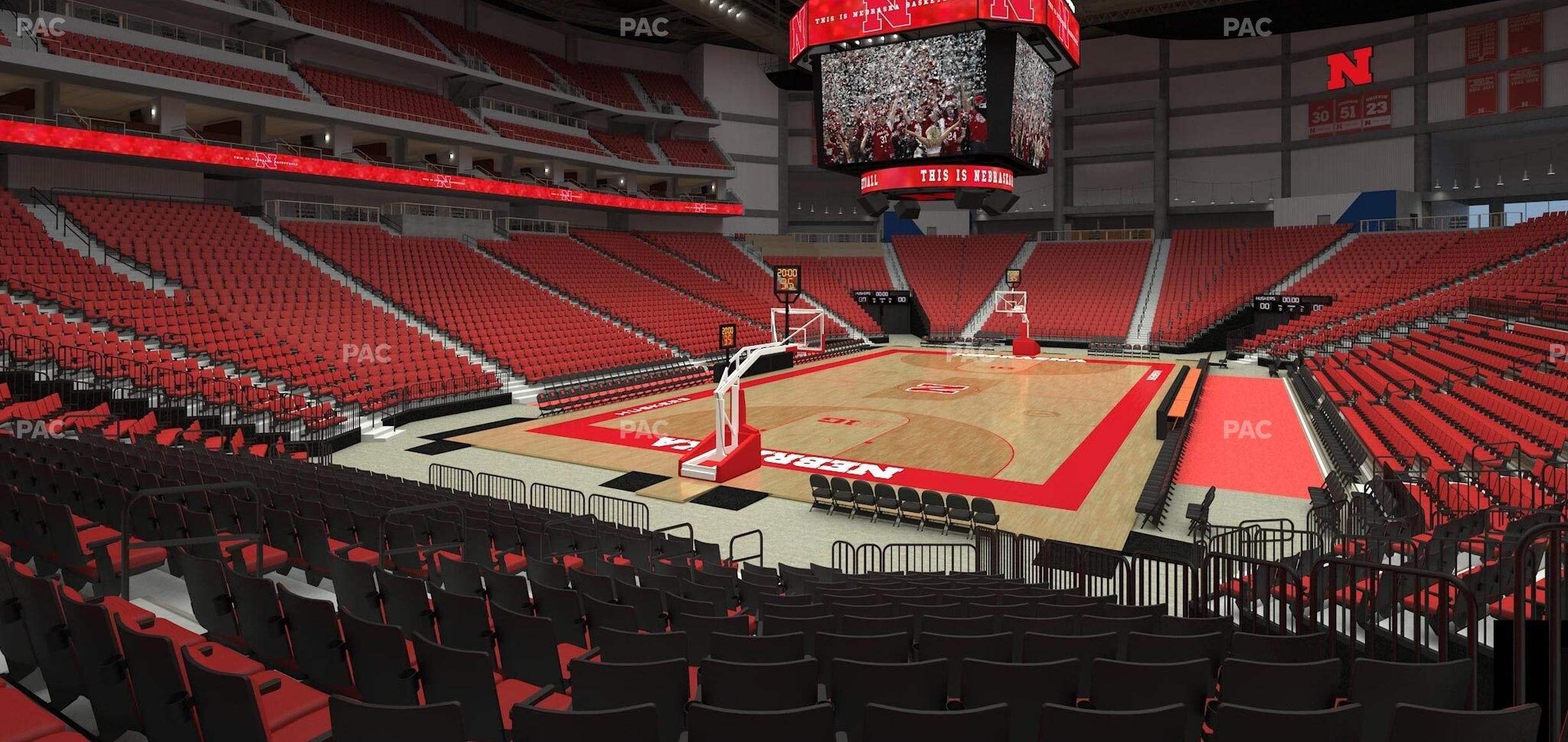 Pinnacle Bank Arena - Section 111 Seat View