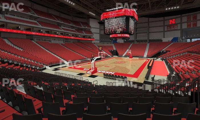 Pinnacle Bank Arena - Section 111 Seat View