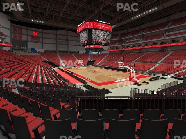 Pinnacle Bank Arena - Section 114 Seat View