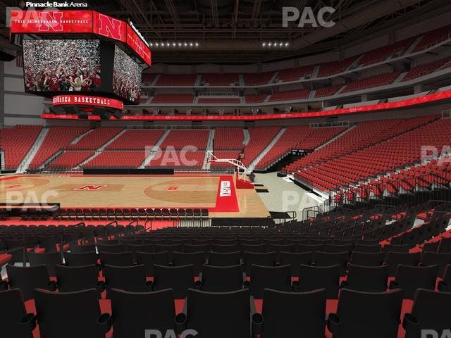Pinnacle Bank Arena - Section 116 Seat View