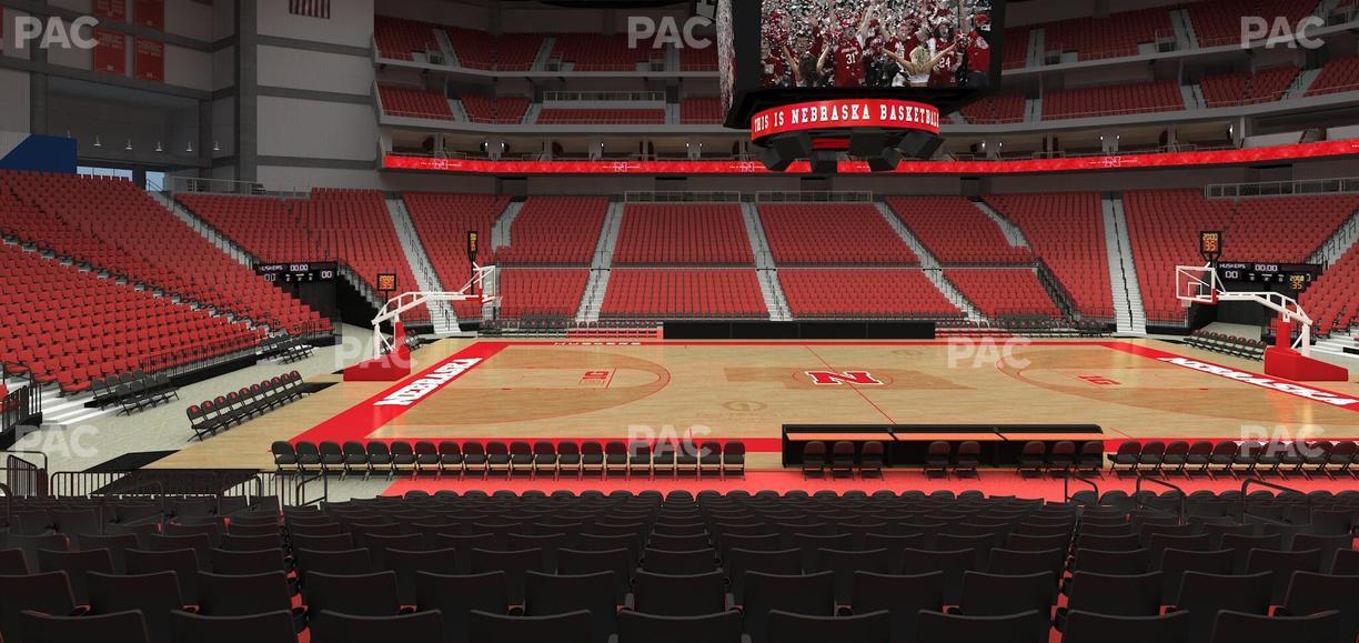 Pinnacle Bank Arena - Section 118 Seat View