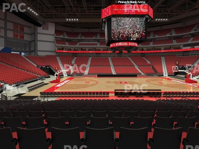 Pinnacle Bank Arena - Section 118 Seat View