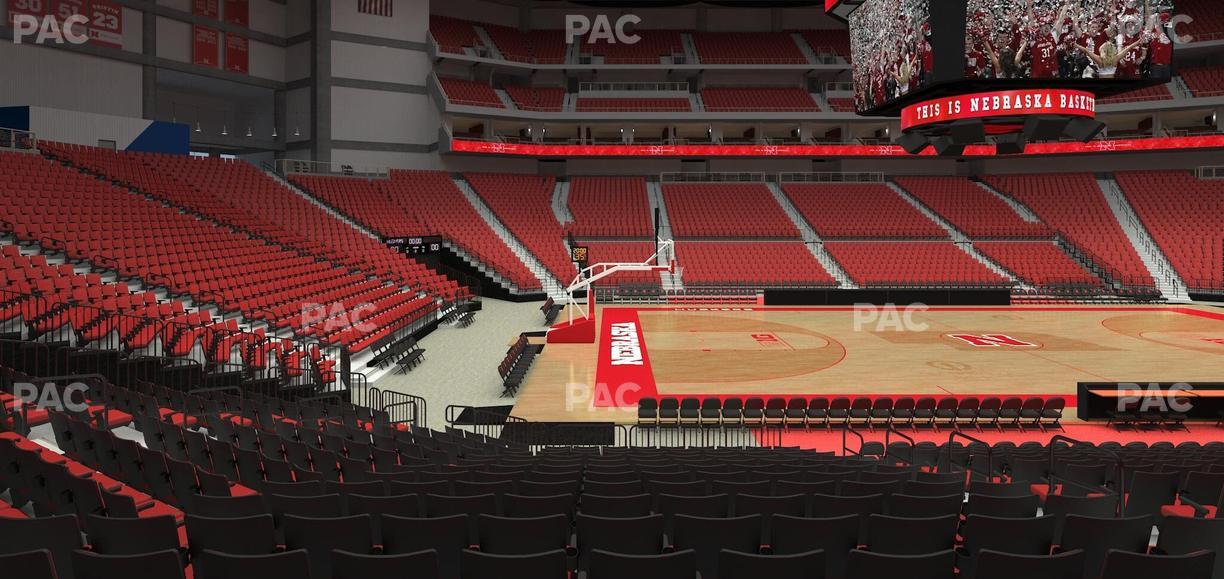 Pinnacle Bank Arena - Section 119 Seat View