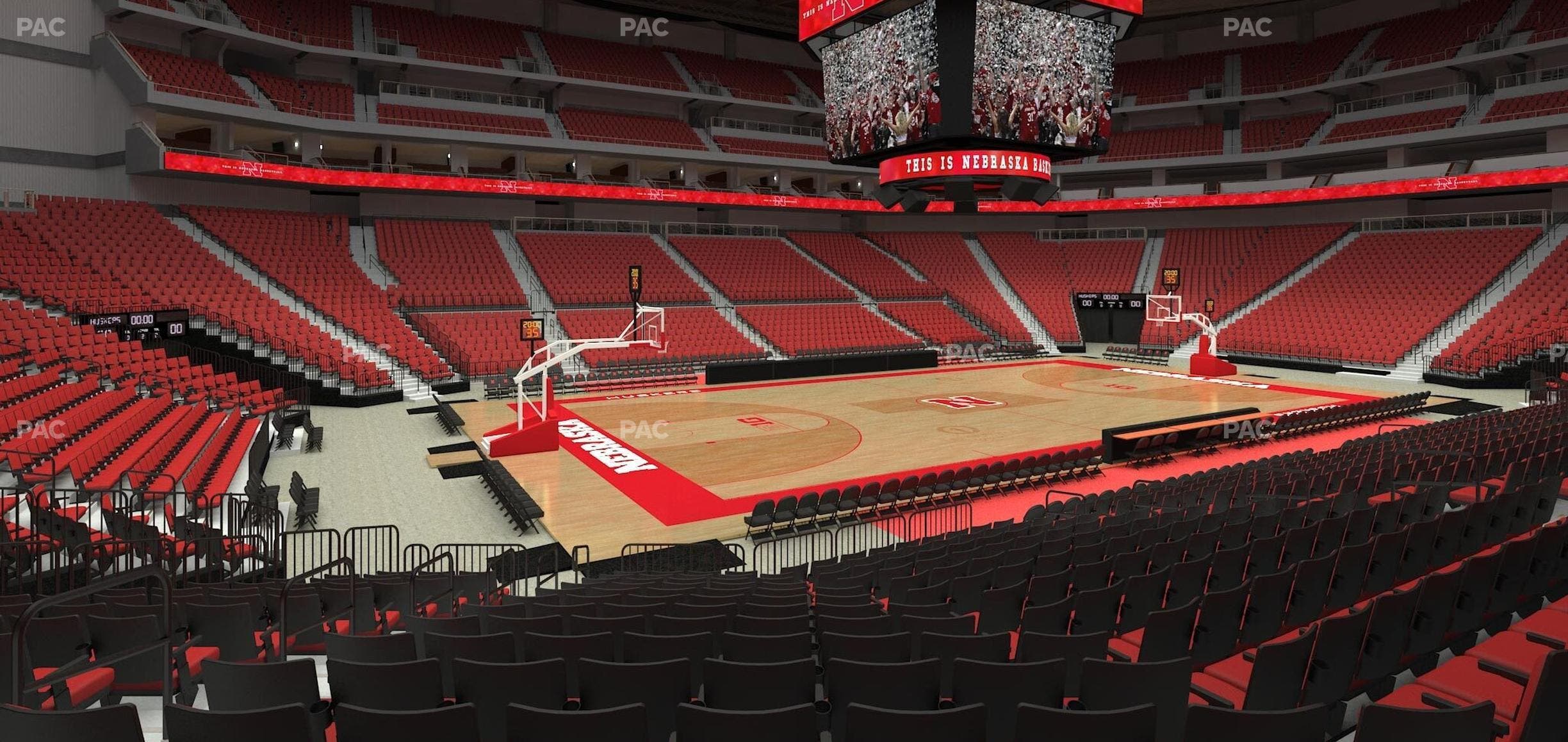 Pinnacle Bank Arena - Section 120 Seat View