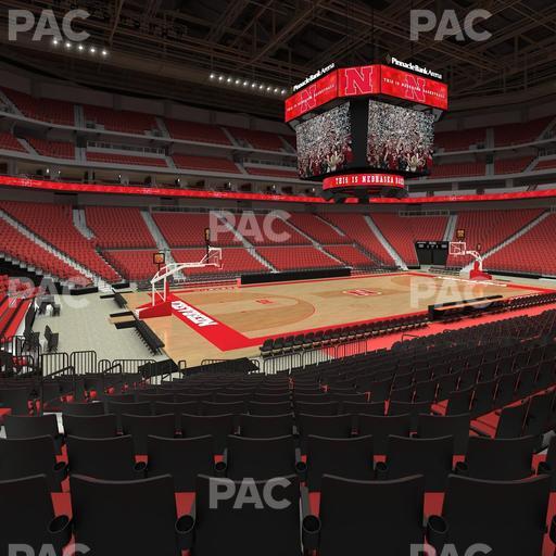 Pinnacle Bank Arena - Section 120 Seat View