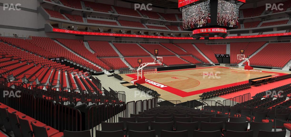 Pinnacle Bank Arena - Section 121 Seat View