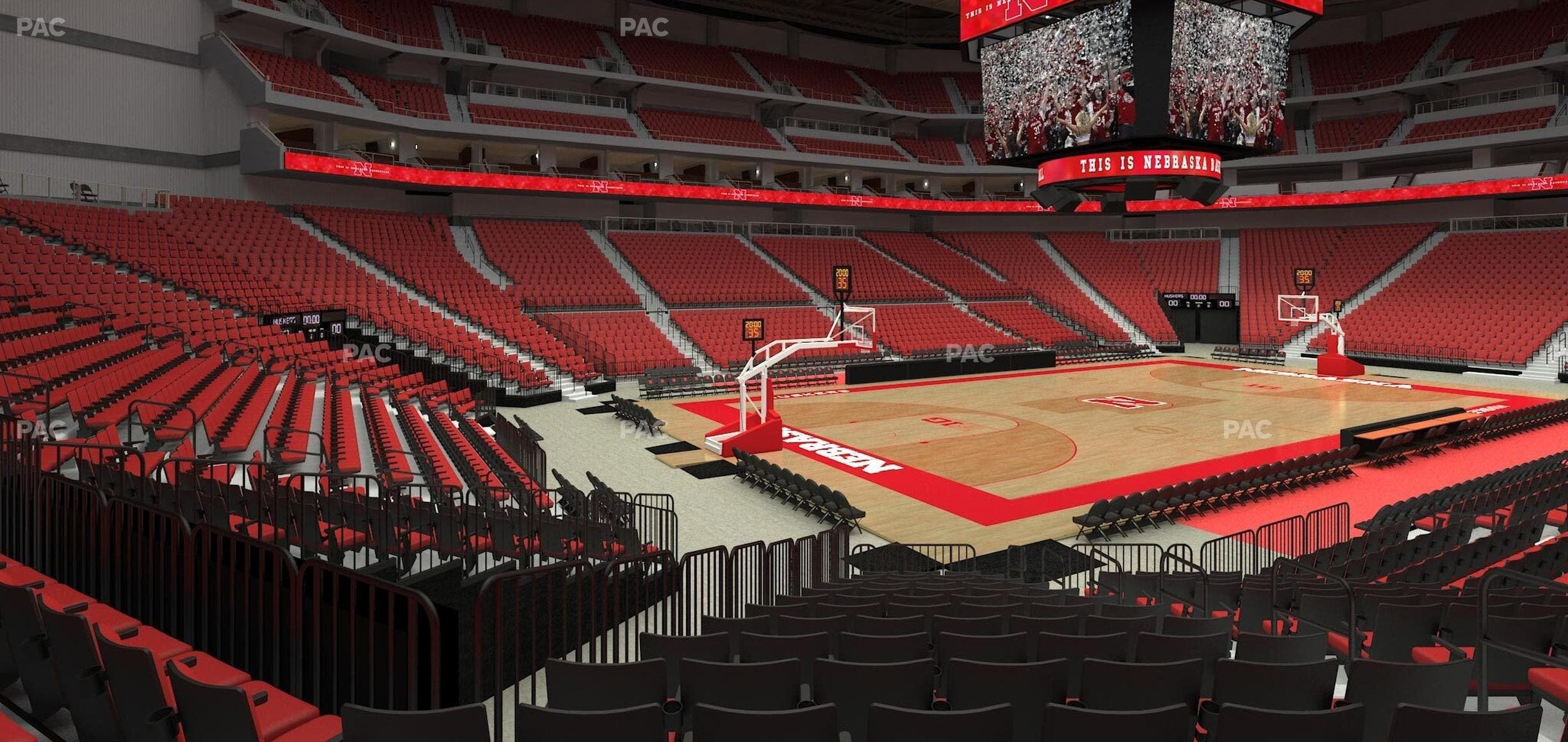 Pinnacle Bank Arena - Section 121 Seat View