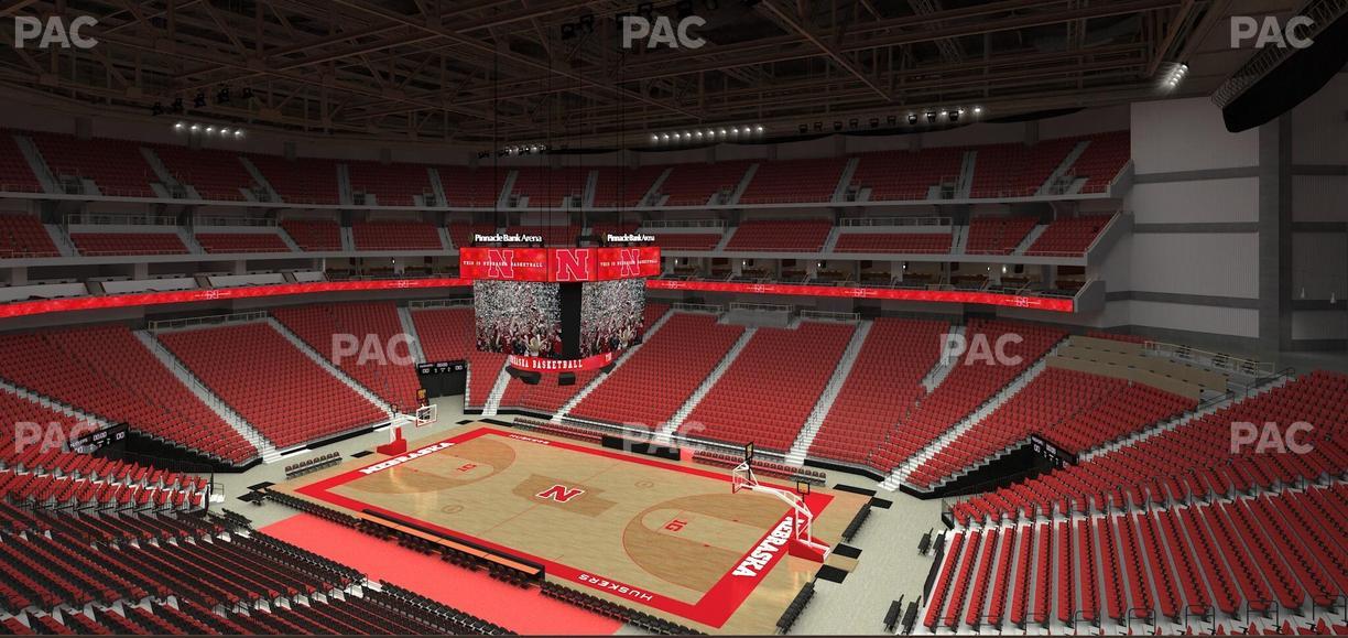 Pinnacle Bank Arena - Section 201 Seat View