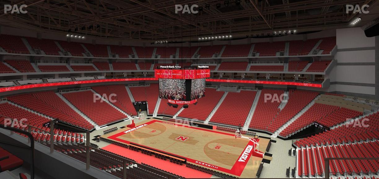 Pinnacle Bank Arena - Section 202 Seat View