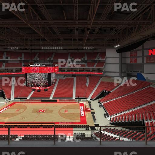 Pinnacle Bank Arena - Section 203 Seat View