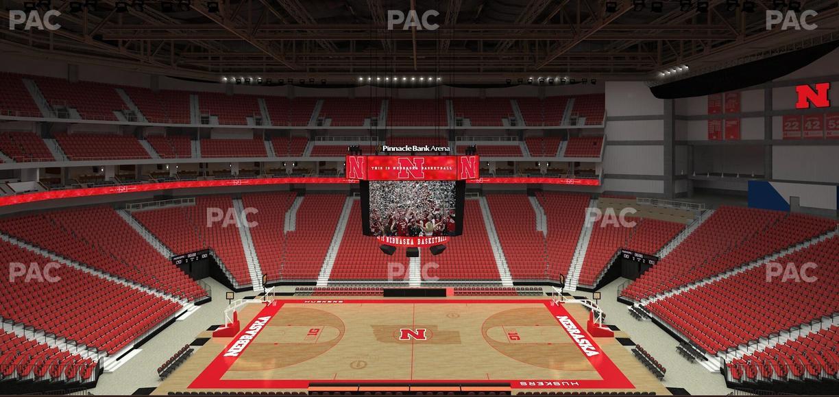 Pinnacle Bank Arena - Section 204 Seat View
