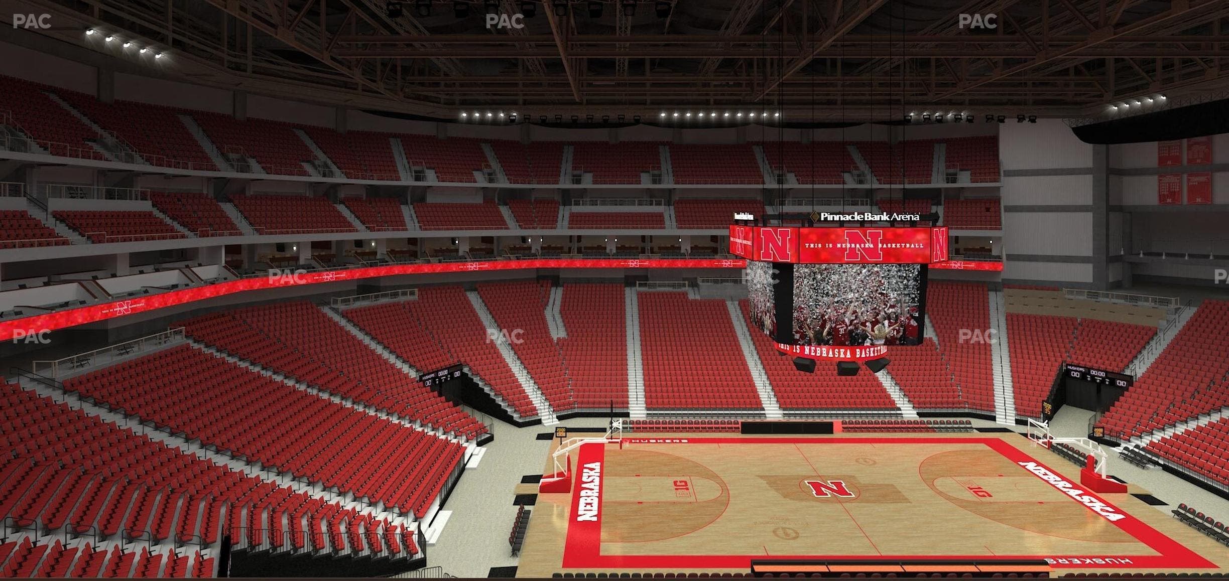 Pinnacle Bank Arena - Section 205 Seat View